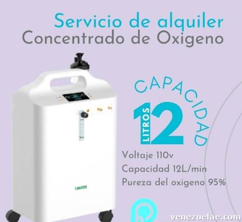 Alquiler de Concentradores De Oxígeno De 10 Y 12 Litros