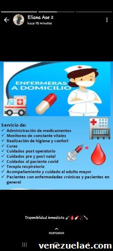 Enfermera a domicilio