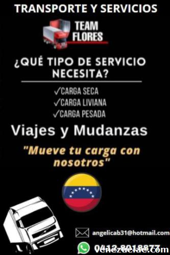 Fletes mudanzas carga liviana pesada Viajes