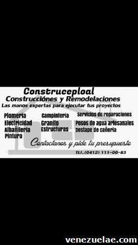 Contratistas , , construcciones y remodelaciones en general