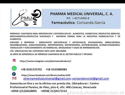 Permisología Sanitaria-alimentos-cosméticos - Importación y Exportación