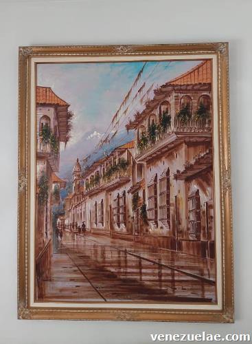 Vendo obra de arte firmada por Jesús Vásquez.