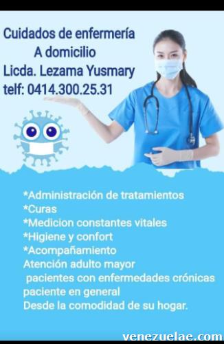 Yusmary lezama licenciada en enfermería y terapeuta holística