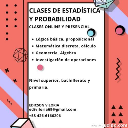 Clases de Estadística y Probabilidad