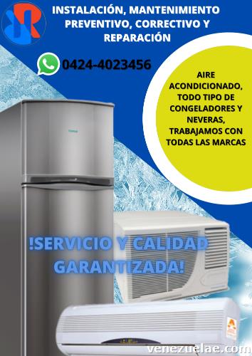 Servicio Técnico En Refrigeración, Aire Acondicionado y Lavadoras 04244023456