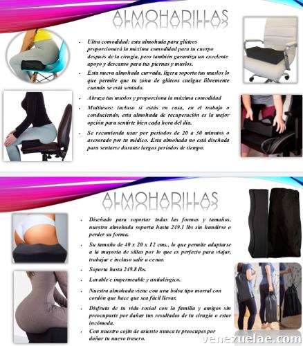 Almohadillas postoperatoria para glúteos