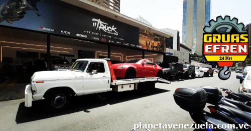 Servicio de grúas Efrén 24 horas en Carabobo