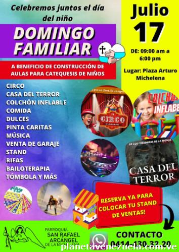 Domingo Familiar Día Del Niño En La Plaza Michelena