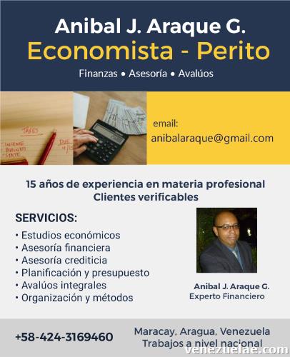 Economista, Perito Avaluador