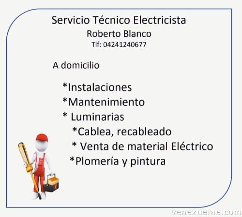 Técnico electricista y plomería y pintura