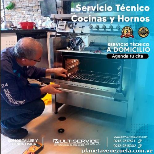 Servicio Técnico de Hornos y Cocinas a Domicilio en Caracas