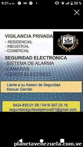 Seguridad águilas de Jehová ca