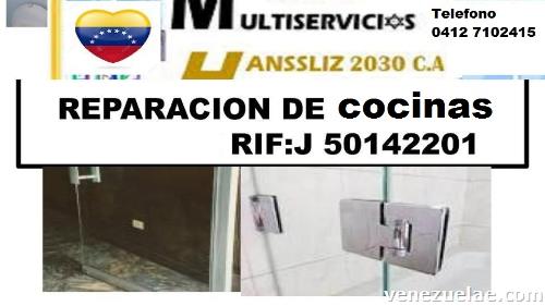 Reparación De Cocinas A Gas En Caracas Reparación De Puertas de vidrio Comerciales, Puertas De Baño Ventanas Panorámicas Y Accesorios En Acero Servicio teléfonos 04127102415 Multiservicios Hanssliz 2030 C. A Rif J-501422001