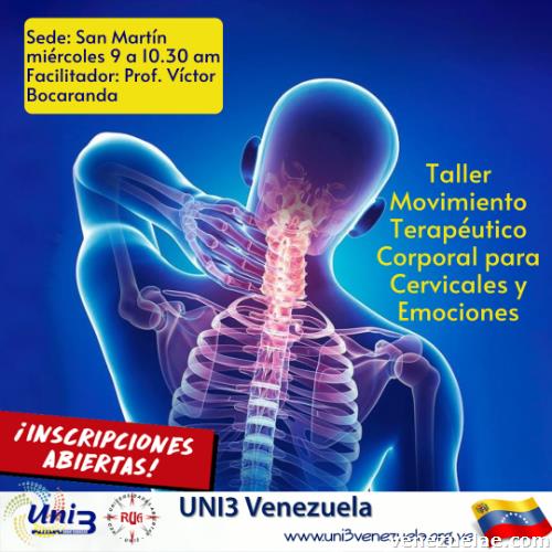Taller Movimiento terapéutico corporal para Cervicales y Emociones