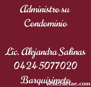 Licenciada Alejandra Salinas, administra su condominio.