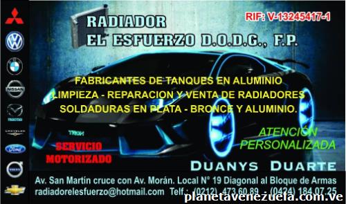 Radiadores El Esfuerzo, F. P.