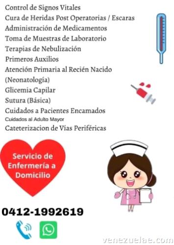 Ofrezco mis servicios como enfermera