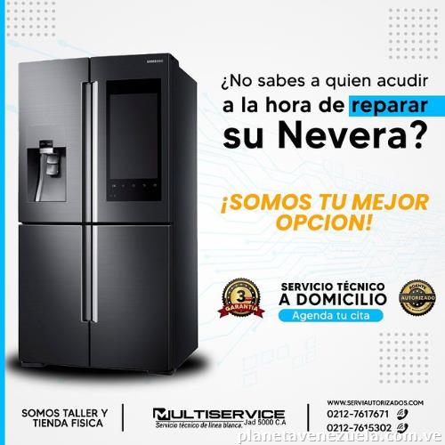 Técnicos de Neveras en Miranda, Caracas y La Guaira a Domicilio