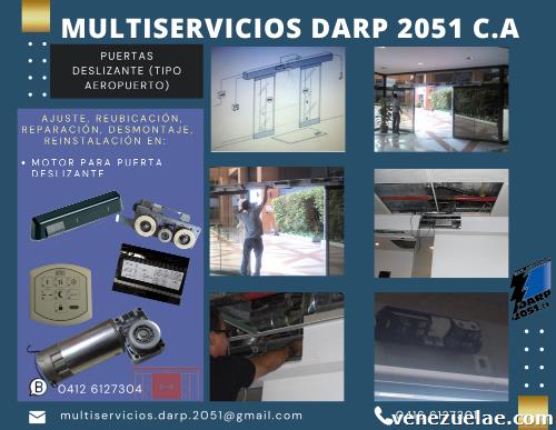 12 Deslizantes Motores Para Paso Peatonal Automáticas En Puertas De Vidrios O Templex