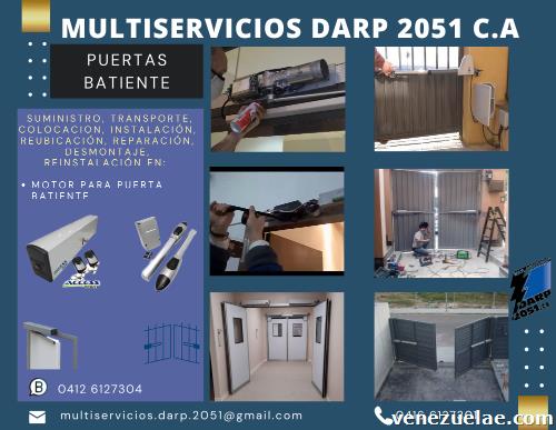 13 Batientes Motores Para Paso Peatonal O Vehícular Automáticas En Puertas Vidrio O Templex, Rejas O Portones: Suministro, Transporte, Colocación, Instalación, Reubicación, Reparación, Desmontaje, Reinstalación
