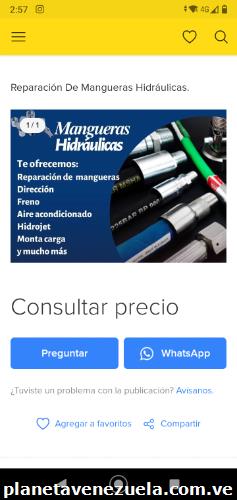 Mangueras conexiones reparación