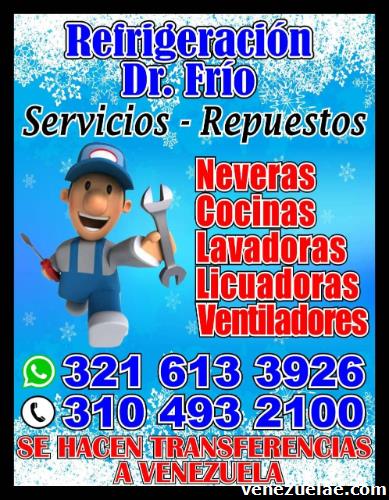 Doctor frío. Servicios de refrigeración , cavas , neveras .