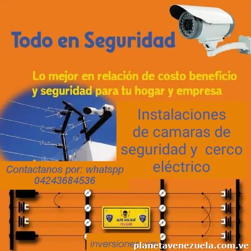Instalaciones en cct cerco eletrico y cámaras