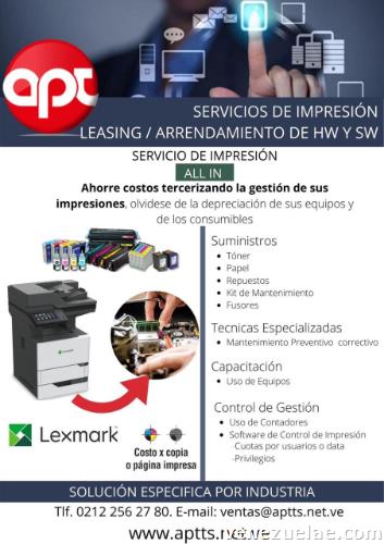 Servicio Outsourcing de impresión