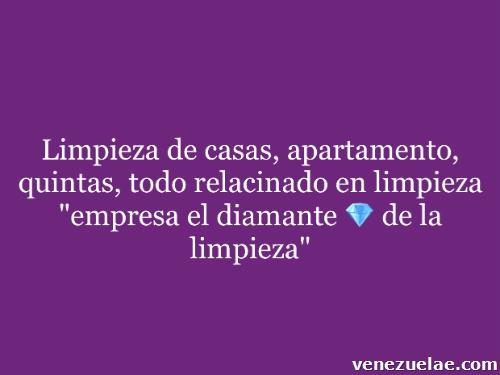 El diamante de de la limpieza