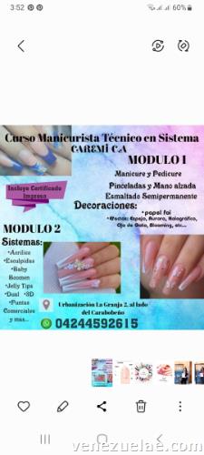 Manicurista Técnico en Sistemas de uñas