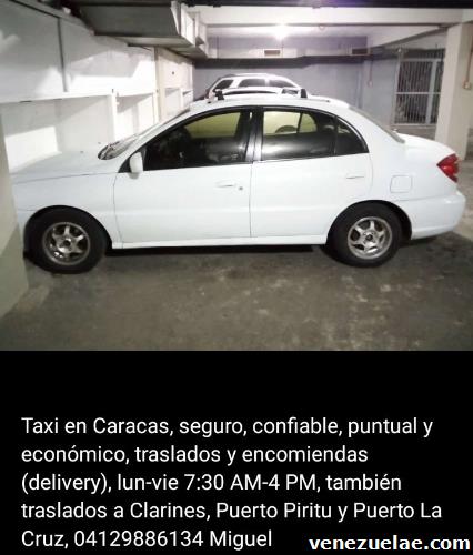 Taxi confiable y económico en Caracas