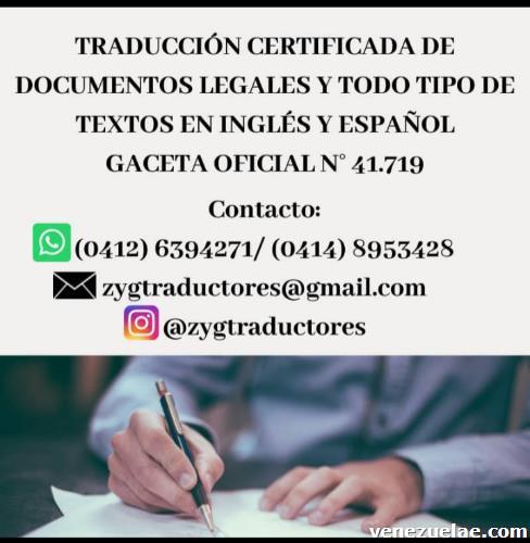 Z&g Traductores Maturin