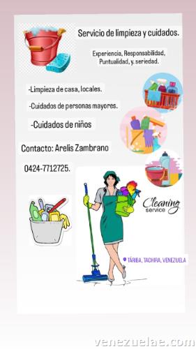 Busco empleo de limpieza y cuido