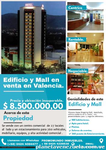 Edificio y C. C en Venta en Valencia Carabobo.