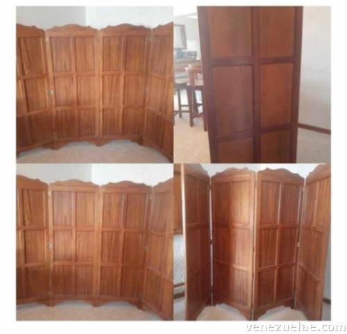 Vendo hermoso Paraban de madera