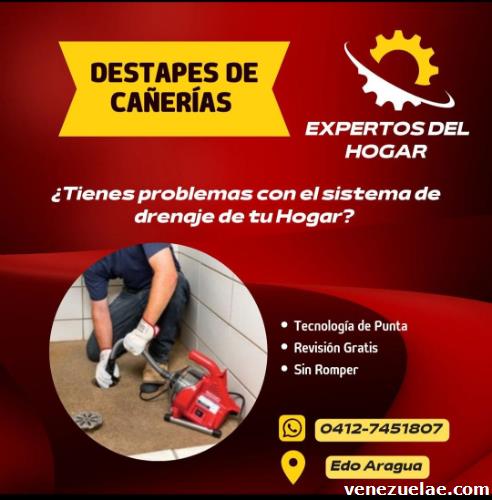 Destapes de Cañerías