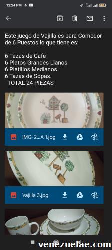 Vajilla Juego Completo