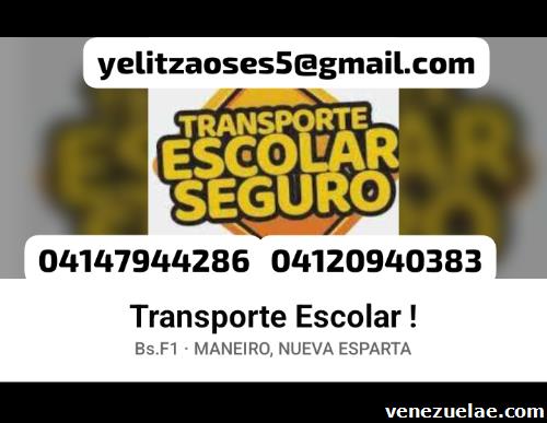 Transporte Escolar Servicios isla De Margarita !