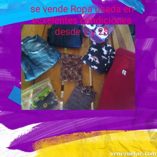 Ropa usada excelentes condiciones