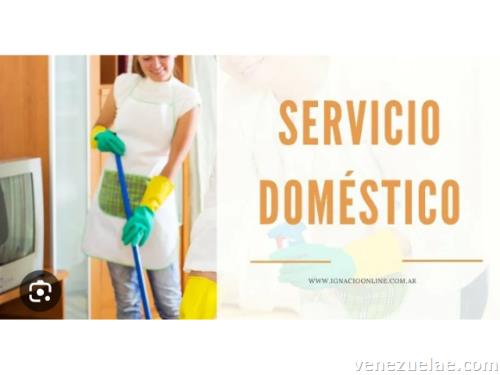 Servicio de limpieza para el hogar o niñera