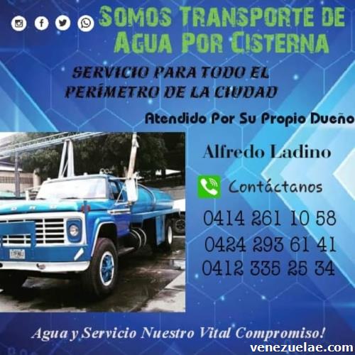 Cisternas de agua a domicilio