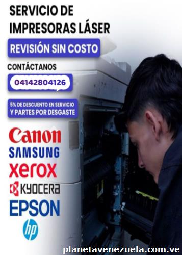 Reparación de impresoras copiadoras a domicilio