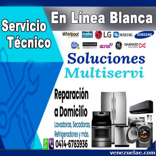 Servicio Técnico Reparación Neveras, Lavadoras & Secadoras, Aires Acondicionados, Fabricadores de Hielo