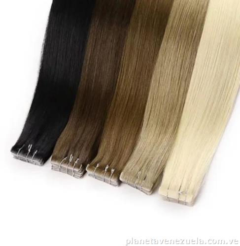 Venta de extensiones de cabello natural.